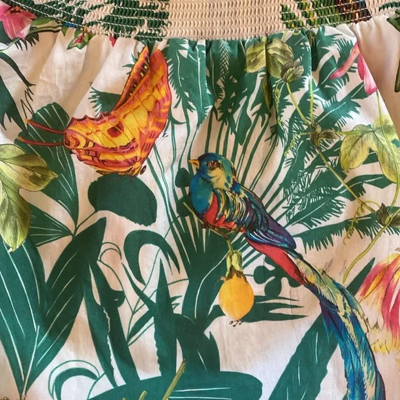 J. Crew Multicolor Tropical Dress/ Size 10/ GORGEOUS PRINT - Picture 4 of 10